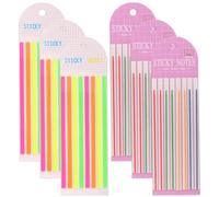 Lyreh 6 Pack/960pcs Mahjong Line Finder Notes, 2 Styles Bright Mahjong Rules Reader Helper & Card Guide Mah Jong Rules Helper Gift & Accessory for Beginners and Players