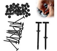 Lyreh 60pcs Nylon Universal Cable Tie Buckle Set, Plastic Cable Ties Straps with 60 Self-Locking Zip Ties Holder Cord Fasteners Management for Car Daily Repairing
