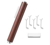 Lyreh 7 Pcs Cat Eye Nail Magnet Tool Set, Magnetic Heart Shaped Cat Eye Pen Gel Nail Polish Magnet 3-in-1 Versatile Professional Manicure Art Kit with Y-Shaped Guide Sticks for Home DIY Salon Studio