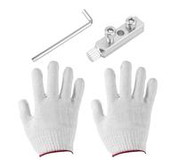 Lyreh Broken Water Pipe Extractors, Include Wrench & Gloves Easy Out Bolt Tap Faucet Extractor Kit Pipe Stripped Screw Extractor Plumbers Tool Set Best DIY Gifts for Men