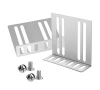 Lyreh Double DIN Installation Kit, Universal Car Stereo Radio Metal Mounting Bracket Car Audio & Video Dash Mounting Frame W/Screws for Auto Audio Accessories