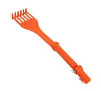Lyreh Gutter Rake Tool, 17.13x1.38in Gutter Cleaning Rake Head Suitable for Cleaning Mud Branches and Leaves from Ladder Roof Courtyard or Ground
