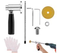 Lyreh Inside Pipe Cutter for PVC Pipe, Stainless Steel Plastic Pipes Cutter Tool Set with Scale Adjustable Depth Gauge Plumbing Tools Inside Cutters for 1.5-8in PVC Pipes