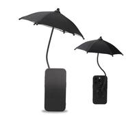 Lyreh Magnetic Phone Umbrella, Adjustable Cell Phone Umbrella Sun Shade for iPhone 16/15/14/13/12 Series & Non-Magnetic Android Devices