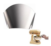 Lyreh Mixer Pouring Chute Compatible with Kitchenaid Stainless Steel Mixing Bowl, Stainless Steel Pour Chute Mixer Accessory Kitchen Good Helper