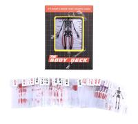 Lyreh The Body Deck Playing Cards, Standard Index Human Anatomy Poker 3D Image Educational Waterproof Deck of Cards for Canasta Card Game Card Collectors Anatomy Enthusiasts Gifts