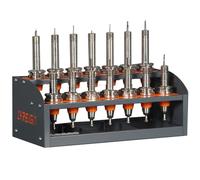 LYREIGN BT40 CNC Tool Rack, CAT40 CNC Tool Holder Keeper on Desktop Placed for CNC Machine Equipment, CNC Tool Storage System for Warehouses Machining Centers