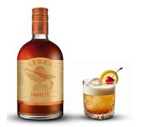 Lyre's Non Alcoholic Amaretti, Award Winning Low Calorie Alcohol Free Amaretto Alternative, Vegan Friendly Zero Proof Spirit for Amaretto Sour, Desserts and Cocktails (700ml)