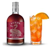 Lyre's Non Alcoholic Aperitif Rosso Spirit, Award Winning Low Calorie Alcohol Free Vermouth Alternative, Vegan Friendly Zero Proof Spirit for Negroni, Manhattan and Cocktails (700ml)