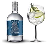 Lyre's Non Alcoholic Dry London Spirit, Award Winning Low Calorie Alcohol Free Botantical Spirit Alternative, Vegan Friendly, Add to a Gin Glass with Ice and Tonic for a G&T Alternative (700ml)