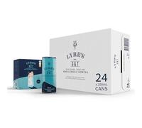 Lyre's Non-Alcoholic G&T 24-Pack, Ready-to-Drink Alcohol-Free G&T, Low-Calorie Premixed Mocktail, Serve in a Gin Glass with Ice (250ml x 24)