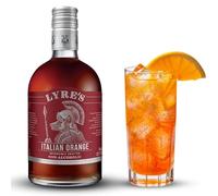 Lyre's Non Alcoholic Italian Orange, Award Winning Low Calorie Alcohol Free Italian Aperitif Alternative, Vegan Friendly Zero Proof Spirit for Negroni, Spritz and Cocktails (700ml)