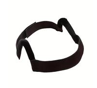 Lyric Selection Wig Band For Lace Front Ear Free Painless Lace Melting Elastic Band No Slip C Shaped Ear Curve (Black 2Pcs, Regualr Size)