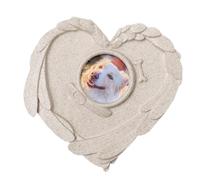 Lyricalist Memorial Stone For Loss Of Dog - Graveside Ornament,Resin Dog Remembrance Stone With Photo Frame, Your Lost Loved Pet, Pets, Cat