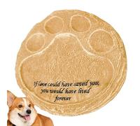 Lyricalist Pet Memorial Stones For Dogs - Paw Print Pet Graveside Ornament,Resin Creative Pet Memorial Stone For Cemetery Decoration, Pets, Dog, Cat, Someone Who Lost A Loved Pet