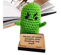 Lyricalist Pickle Crochet Crochet | Knitting Pickle Doll Toy | for Table, Library, Living Room