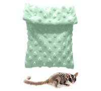 Lyricalist Sugar Glider Bed Nest - Small Sleeping Pouch, Cave | Soft Pet Sleep Bag for Small Animals Like Hamster, Squirrel, and Ferret, Ideal Cage Accessories for Rest, Play and Comfortable Hiding