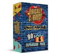 Lyrically Correct 90's Expansion Pack Music Trivia Card Game| Multi-Generational Family Gatherings, Adult Game Night and Fun Trivia