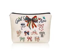 Lyricalsbag God Says You Are Christian Makeup Bag Christian Pencil Pouch Religious Inspirational Gifts for Friends Mom