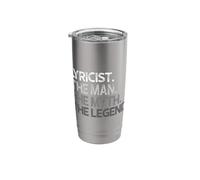 Lyricist Gift The Man Myth Legend Stainless Steel Insulated Tumbler