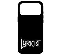 Lyricist Hip Hop Rap Music Poetry Poem Writer Lyricism MC Case for iPhone 17 Pro Max