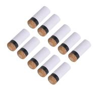 lyrlody 10Pcs Snooker Pool Tip Replacement Tool Set for Billiards Rod Stick Repair with Soft Leather Tips for Enhanced Performance (13mm)