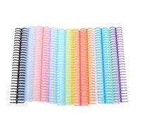 lyrlody 14 Colors Comb Binding Spirals 30 Rings 150 Sheets A4 B5 A5 Comb Bindings with 19mm Diameter for Reports Calendar Presentations