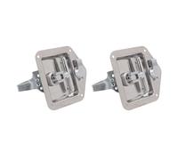 lyrlody 2 Pack T Handle Tool Box Lock, Stainless Steel Folding Latch with Keys for RV Trailer Electrical Cabinets and Toolboxes