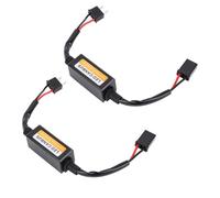 lyrlody 2PCS H7 LED Headlight Decoder, Canbus Error Free Decoder Anti Flicker Adapter Plug and Play with AMP Connectors for H7 Headlight Models