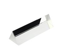 lyrlody 30mm Equilateral Prism K9 Optical Glass Triangular Prism 30x30x100mm for Light Spectrum Teaching and Photography Clear Refraction Polished Edges (30x30x100)