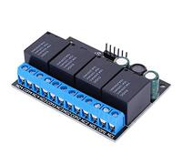 lyrlody 4 Channel SL35B04 Bistable Relay Module Latching Relay Module Self Locking 12V Low Level Control Switch with DC 6-24V AC 10A Load for Control