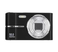 lyrlody 50MP FHD 1080P 16X Zoom Digital Camera, Autofocus Vlogging Camera for Beginners with 2.4in Screen 16X Digital Zoom (Black)
