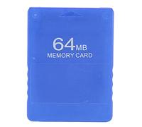 lyrlody 64MB Memory Card, High Speed Game Memory Storage Compatible with All Games and FMCB1.966, Plug and Play for Slim and Standard Version (Blue)