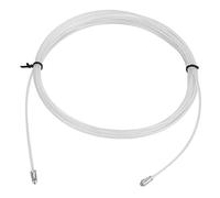 lyrlody 70# Steel Wire Rope, Multi Strand Pull Steel Cable 4mm X 5m for Mechanical Traction and Lifting Equipment, Wear Resistant Surface, High Tensile Strength, Smooth Coating (5m)
