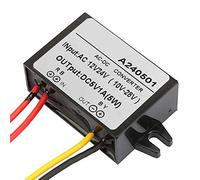 lyrlody AC 12V 24V to DC 5V Converter 5V Voltage Regulator Power Supply Module IP67 Flame Retardant Housing with Overvoltage Overcurrent Short Circuit Protection for Car Screen (1A)