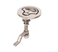 lyrlody Adjustable Latch Marine Boat Cam Latch 316 Stainless Steel Polished Smooth Surface 10-60 Mm Adjustment Range for Ships Yachts Motor Homes