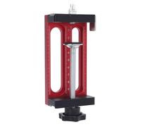 lyrlody Aluminum Profile Punching Jig, Aluminum Alloy Drill Guide Punch Locator for 20 30 40 Series, Quick Positioning, 2 to 10cm Clamping, Removable Bar, for Profile Drilling