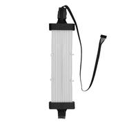 lyrlody ARGB PSU Cable Silicone Woven ARGB PC Cable 120 LED 5V 9.6W 16 Pin 8 Pin Meteor Lighting for PC Case Motherboard GPU Power Supply Decoration (SK3 Controller Black)