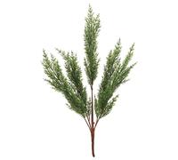 lyrlody Artificial Cypress Branches 52cm & 38cm Fake Greenery Leaves with Plastic & Metal Wire for Home Office Wedding Decor (A)