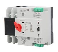lyrlody Automatic Transfer Switch, Conversion Switch ZGQ5-100/2P Transfer Plastic Switches for To the Main Power Supply