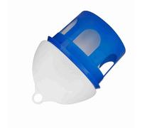 lyrlody Automatic Waterer, ABS Bird Water Dispenser with 2L 4L 6.5L Capacity, 360 Rotating Tube and Split Hasp, Water Control Feeder for Birds in Summer Outdoor Cage Use (6.5L)