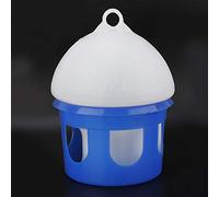 lyrlody Automatic Waterer, ABS Bird Water Dispenser with 2L 4L 6.5L Capacity, 360 Rotating Tube and Split Hasp, Water Control Feeder for Birds in Summer Outdoor Cage Use (2L)