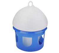lyrlody Automatic Waterer, ABS Bird Water Dispenser with 2L 4L 6.5L Capacity, 360 Rotating Tube and Split Hasp, Water Control Feeder for Birds in Summer Outdoor Cage Use (4L)