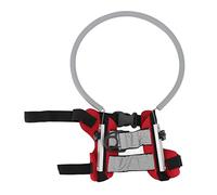 lyrlody Blind Dog Halo, Adjustable Pet Anti Collision Ring, Lightweight Safety Harness for Visually Impaired Dogs, with Sturdy Buckle Straps for (M Diameter 33cm/13.0in (for 11-18kg)