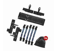 lyrlody Boxing Resistant Band Set, TPE Material, Adjustable Training Equipment for Full Body Workout, Ideal for Boxing Muay Thai and Karate (150lbs)