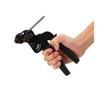 lyrlody Cable Tie Gun,Stainless Steel Cable Tie Tool Cutter Tool for Tension and Cutting Stainless Steel Cable Ties Black,8.27 x 3.54 x 0.79inch