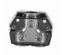 lyrlody Car Power Distribution Block Auto Power Distribution Block Car Audio Splitter 1 X 0GA in 2 X 0GA Out Stable Circuit Alloy Material Large Fixing Screw with High Sensitivity
