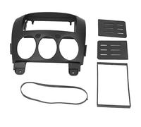 lyrlody Car Radio Fascia Panel, ABS Material, Easy Install Navigation Panel Frame for 2 DE Models From 2007 to 2014