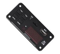 lyrlody Car Speaker Bluetooth 5.0 Decoder Board MP3 Decoder Module Wireless Receiver Color Screen Display FM Radio USB TF AUX IN with Remote Control for 12V Car