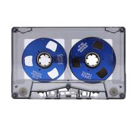 lyrlody Cassette Tape, Transparent ABS, 50 Minute Recording Time for Music Creation and Nostalgic Sound Experience
